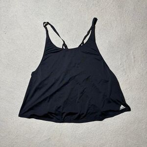 Adidas Women's Small Black Strappy Athletic Tank Top